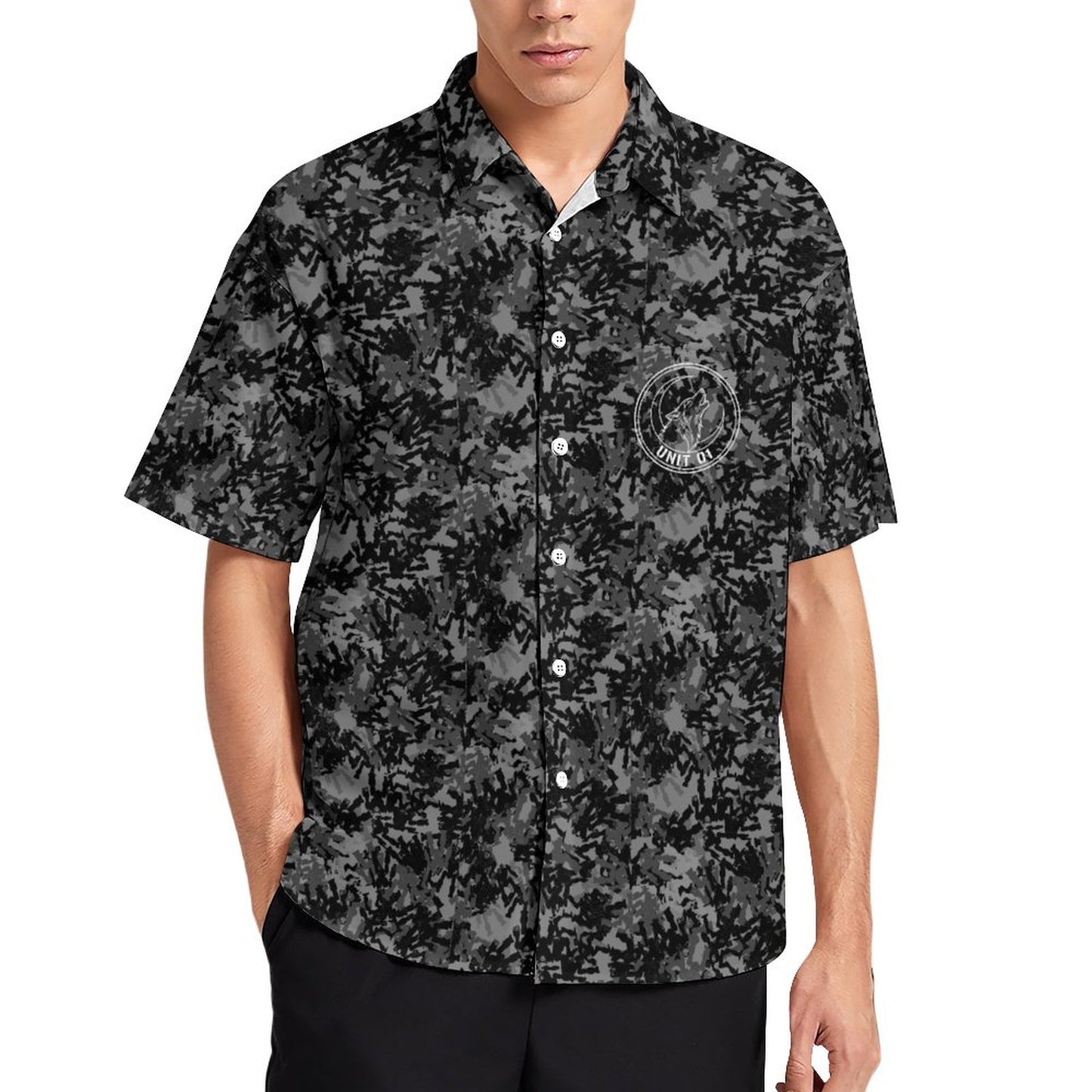 Covert Mech Camo Button-Up - Mercenary Command