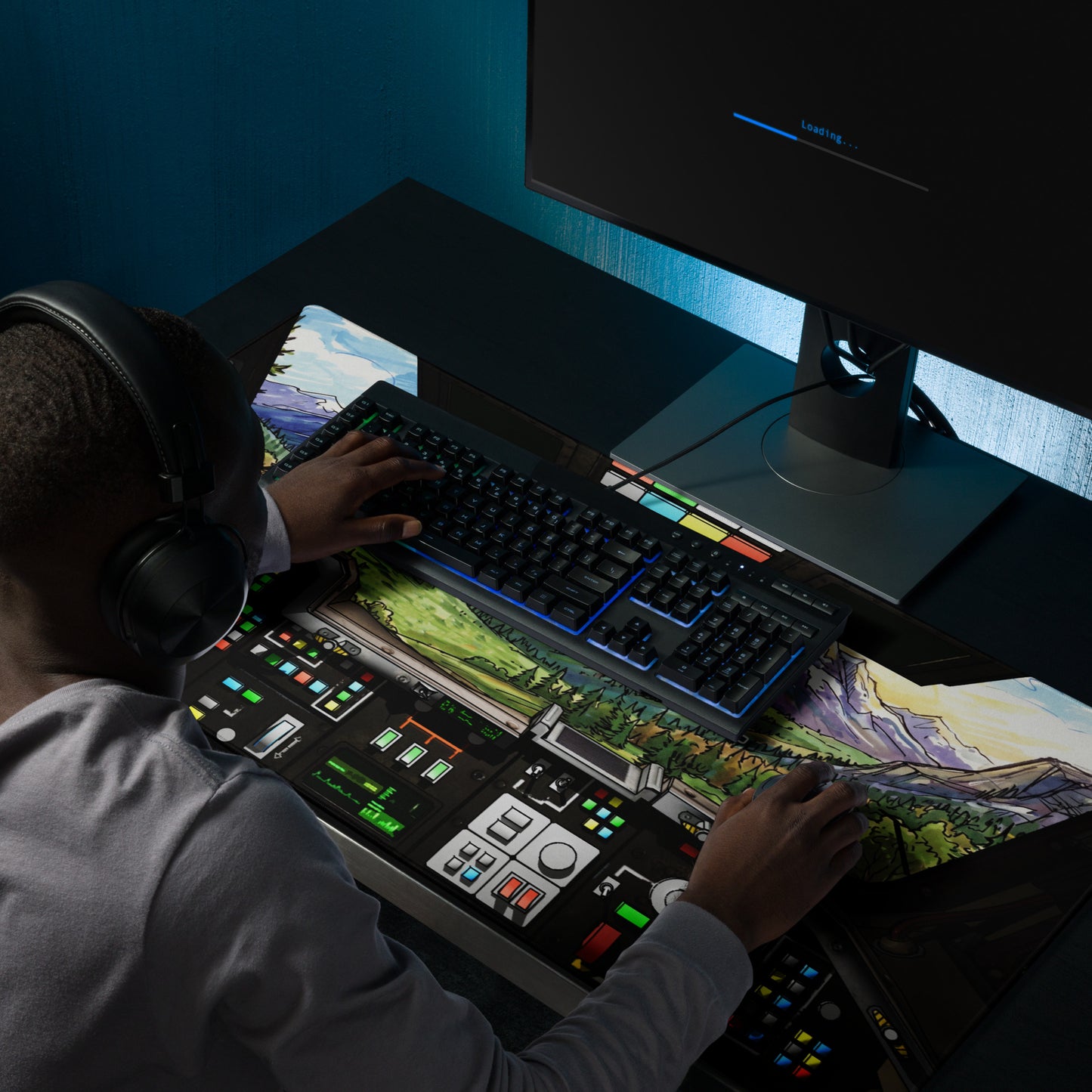 All Systems Nominal Cockpit Desk Mat