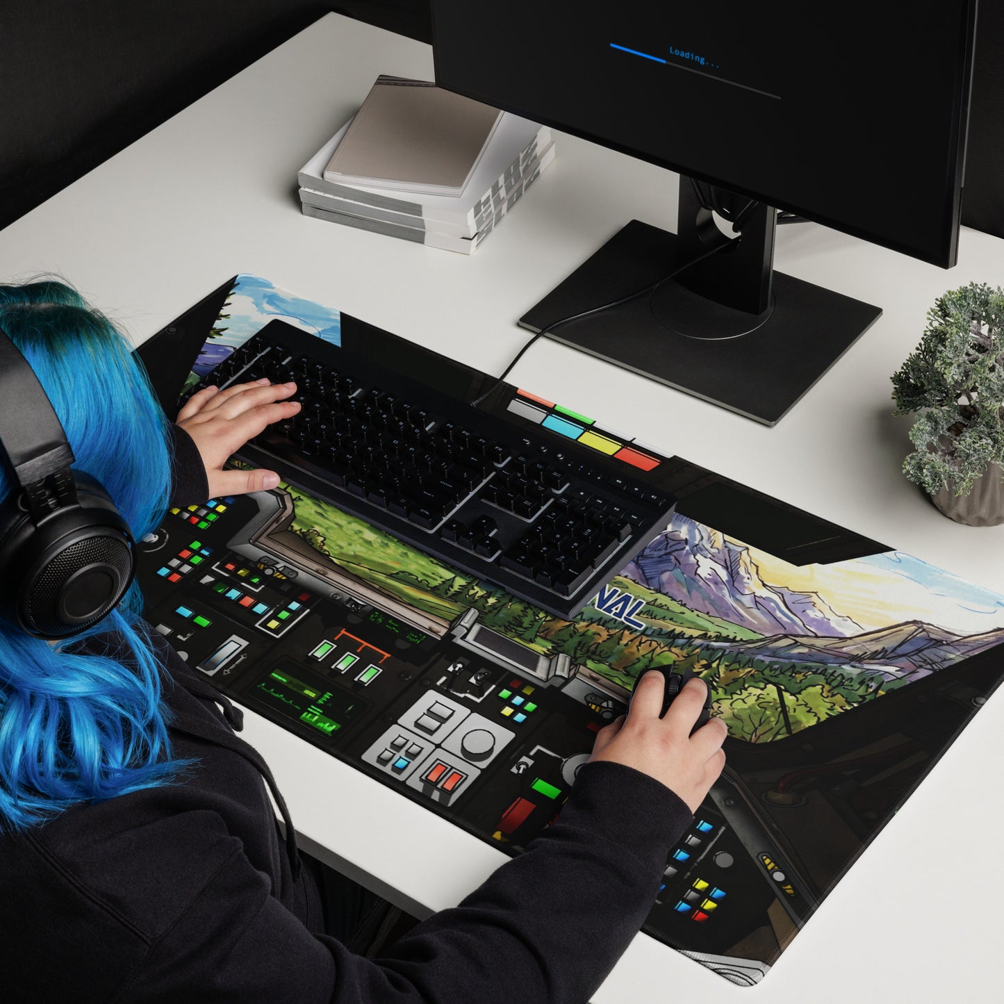 All Systems Nominal Cockpit Desk Mat