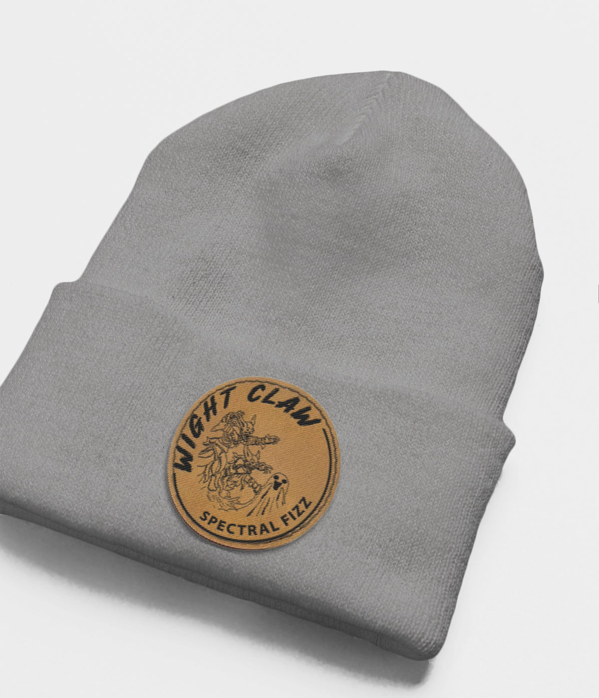Conflictapparatus – Wight Claw - Engraved Leather Patch Beanie