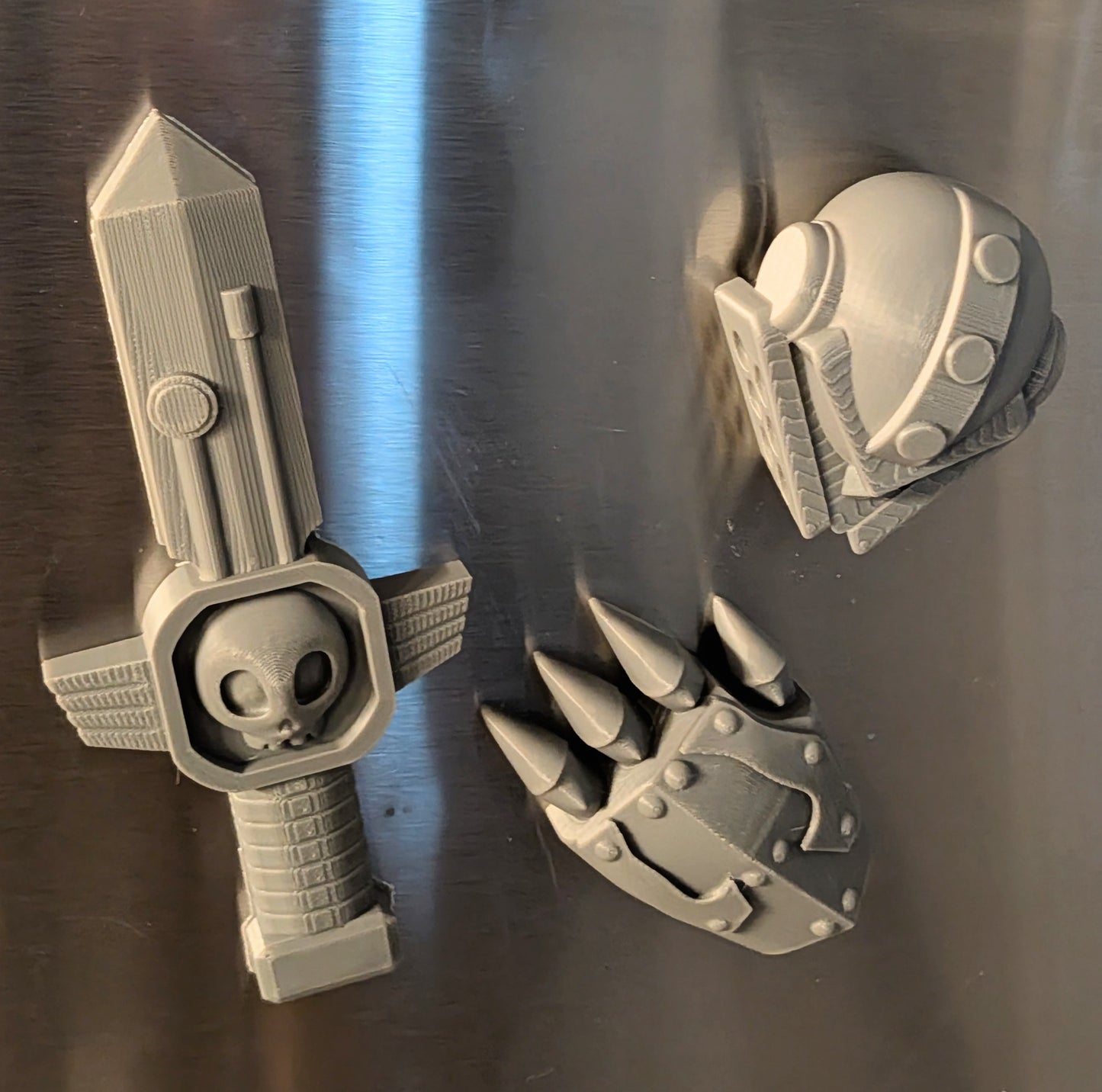 Industrial Steam-Mech Head Bottle Opener | 3D Printed Grimdark Sci-Fi Barware