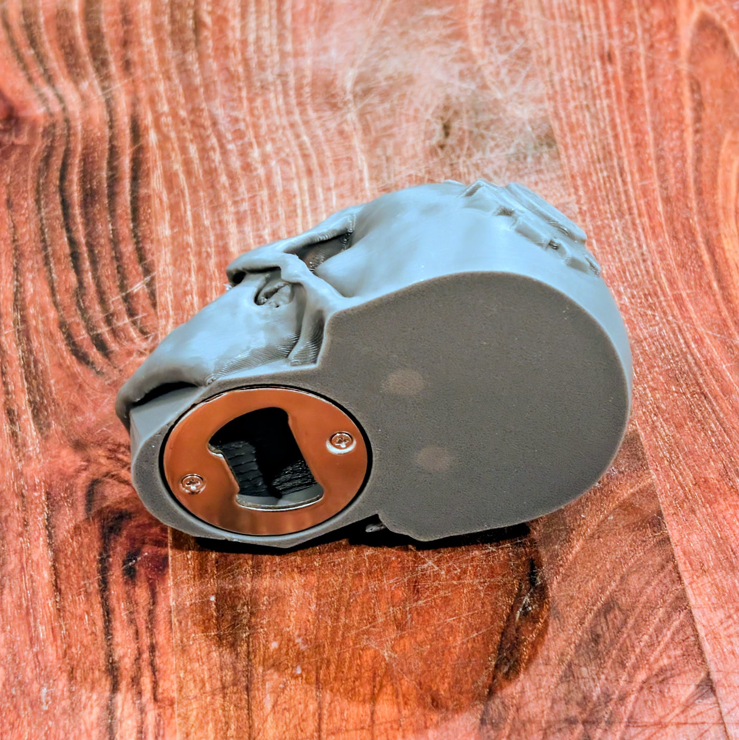 Mechanized Cyber-Skull Bottle Opener