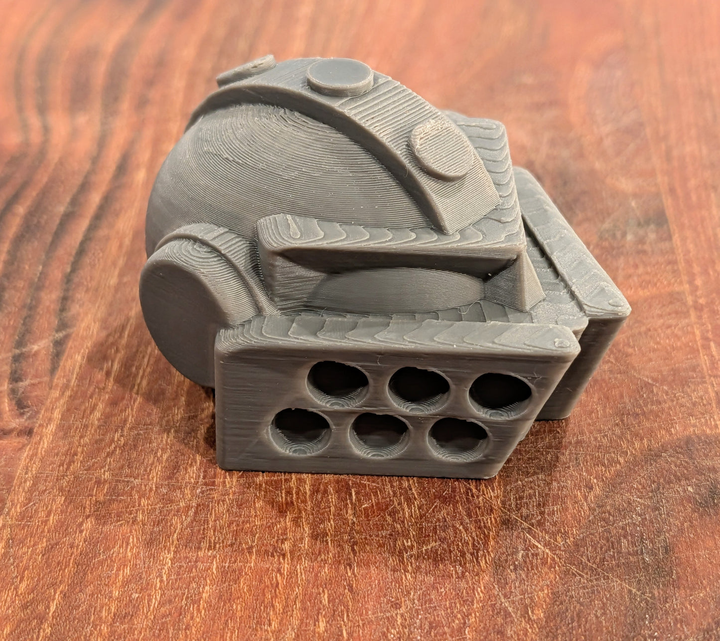 Industrial Steam-Mech Head Bottle Opener | 3D Printed Grimdark Sci-Fi Barware