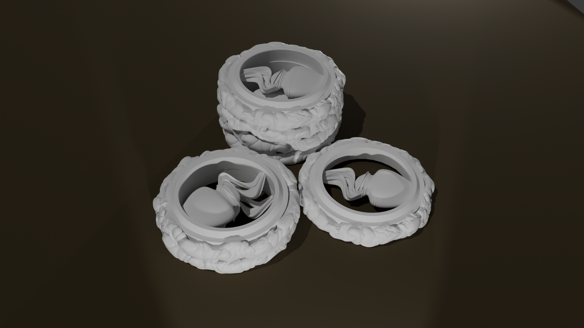 Stackable Resin Soul & Corpse Tokens | Tabletop Wargaming Resource Trackers (10 pcs)