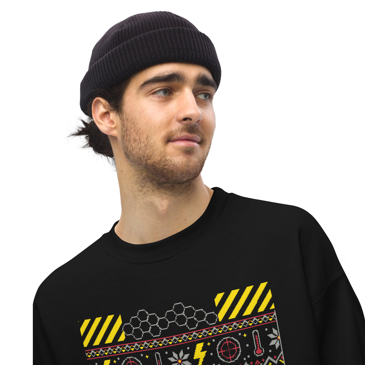 "All Systems Nominal" Ugly Sweater Graphic Crewneck Sweatshirt