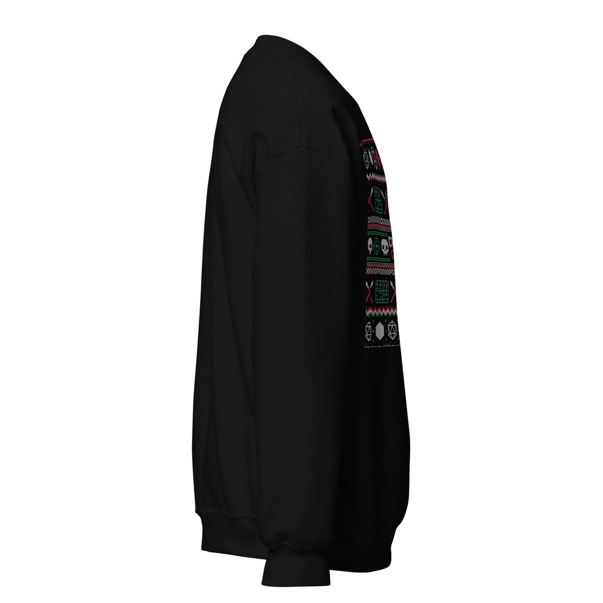 "Crit Before Christmas" Ugly Sweater Graphic Crewneck Sweatshirt