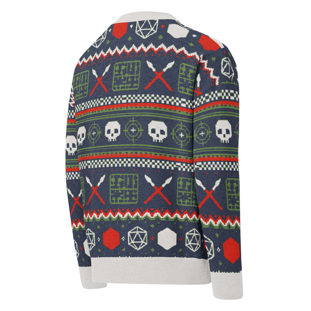 "Crit Before Christmas" Custom Jacquard Knit Holiday Sweater
