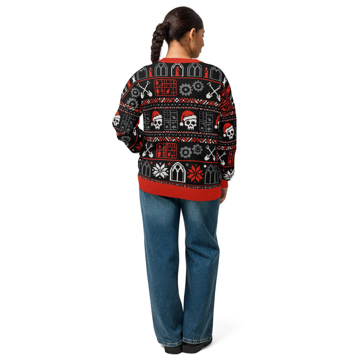 Deck the Halls with Unpainted Plastic Ugly Sweater – True Jacquard Knit Wargamer & Hobbyist Pullover