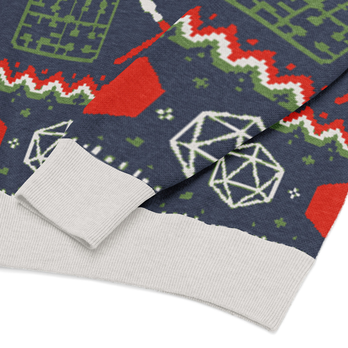 "Crit Before Christmas" Custom Jacquard Knit Holiday Sweater